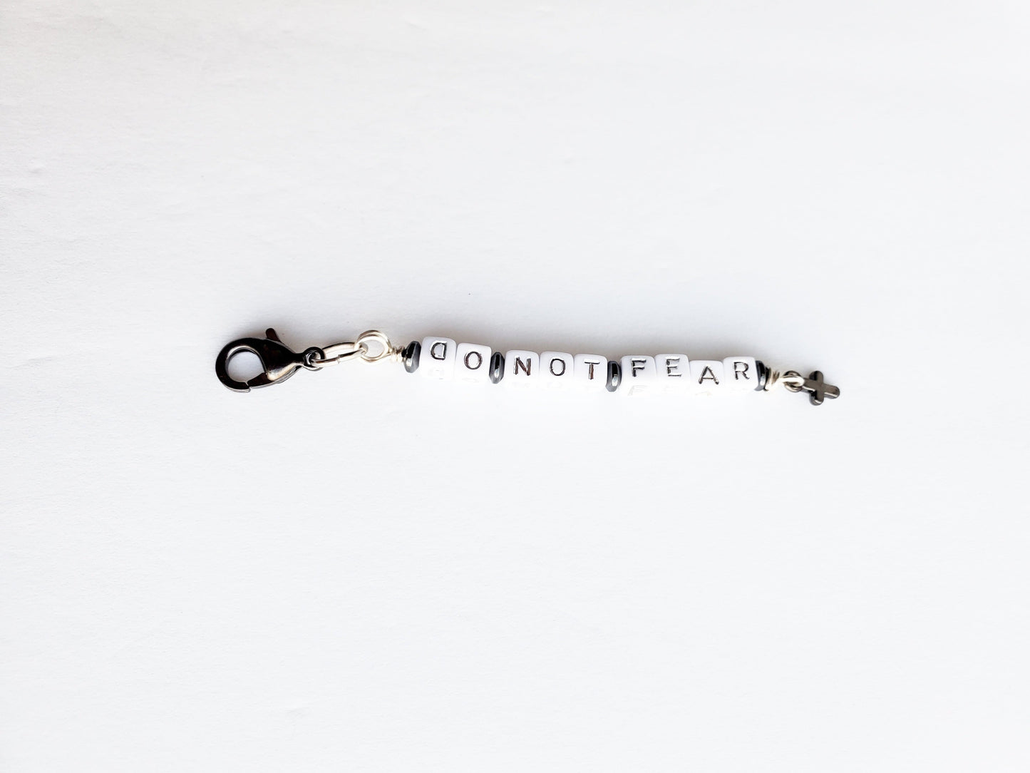 Fighting Fear 5-Strand Beaded Bookmark