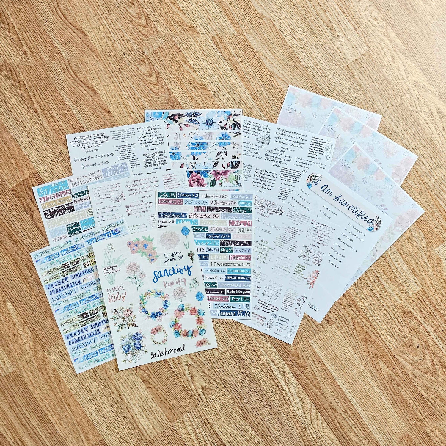 Sticker Sheets & Fussy Cut