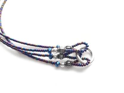 Fighting Fear 5-Strand Beaded Bookmark
