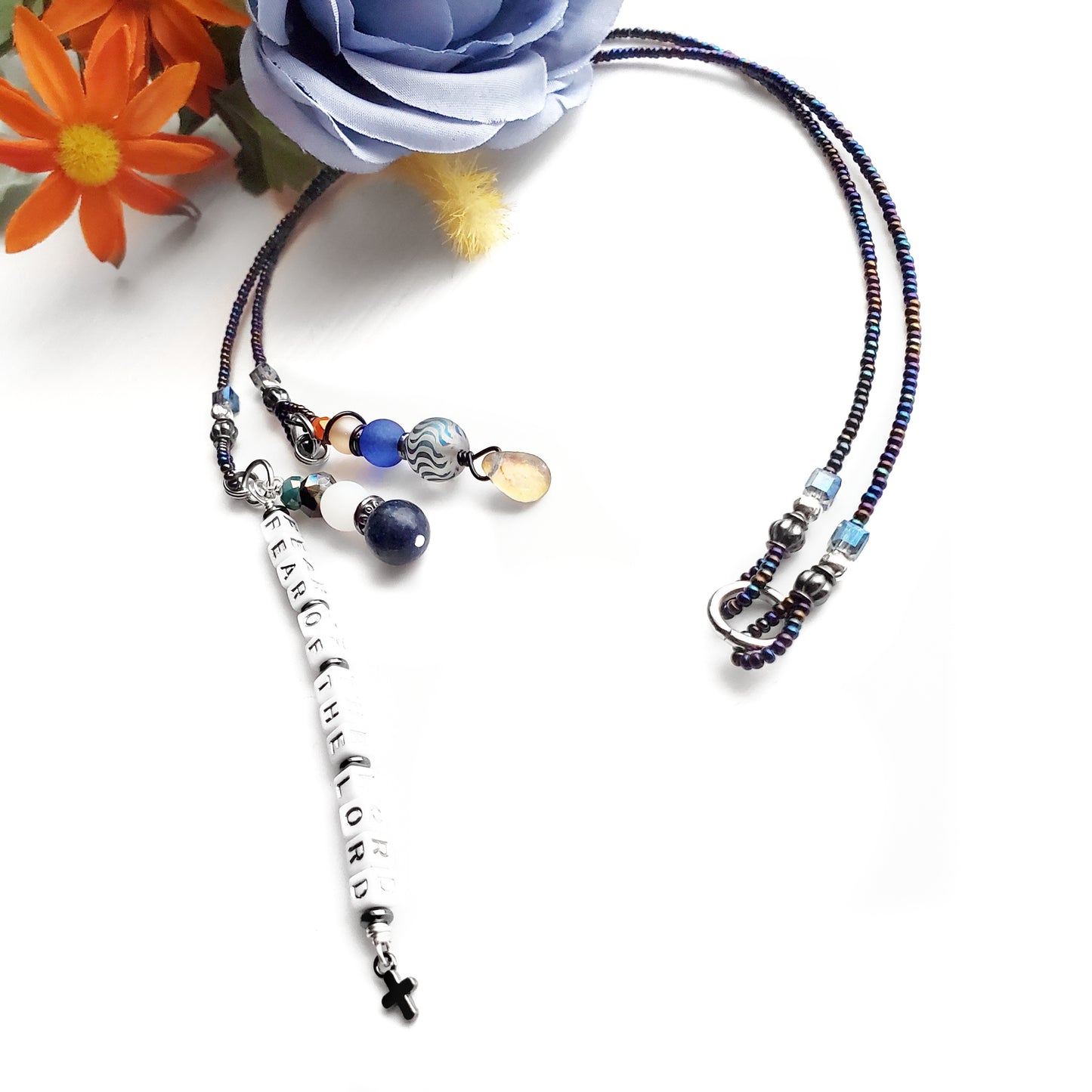 Do Not Fear Word Charm Clip-on