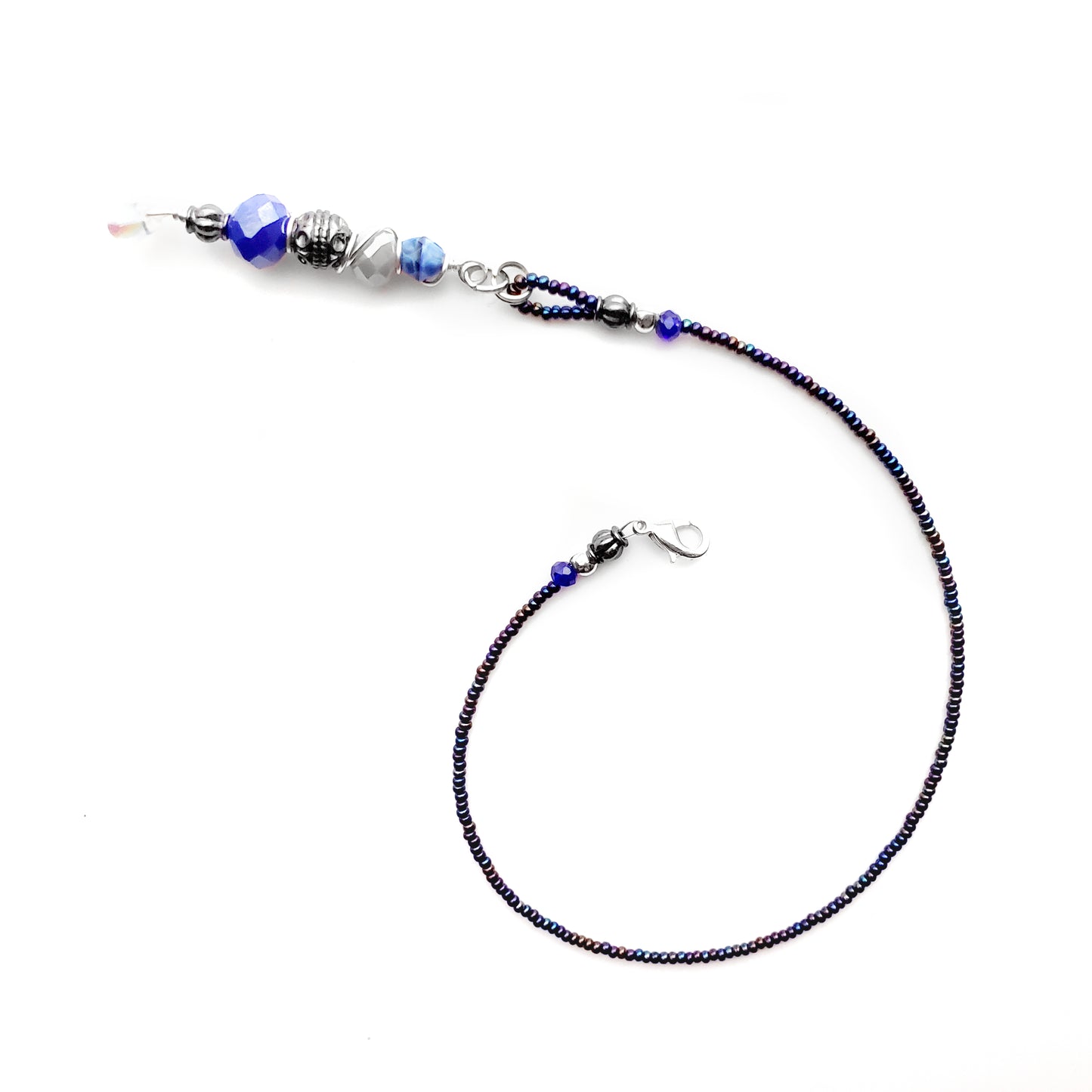 Fighting Fear Half-strand Clip-on Beaded Bookmark