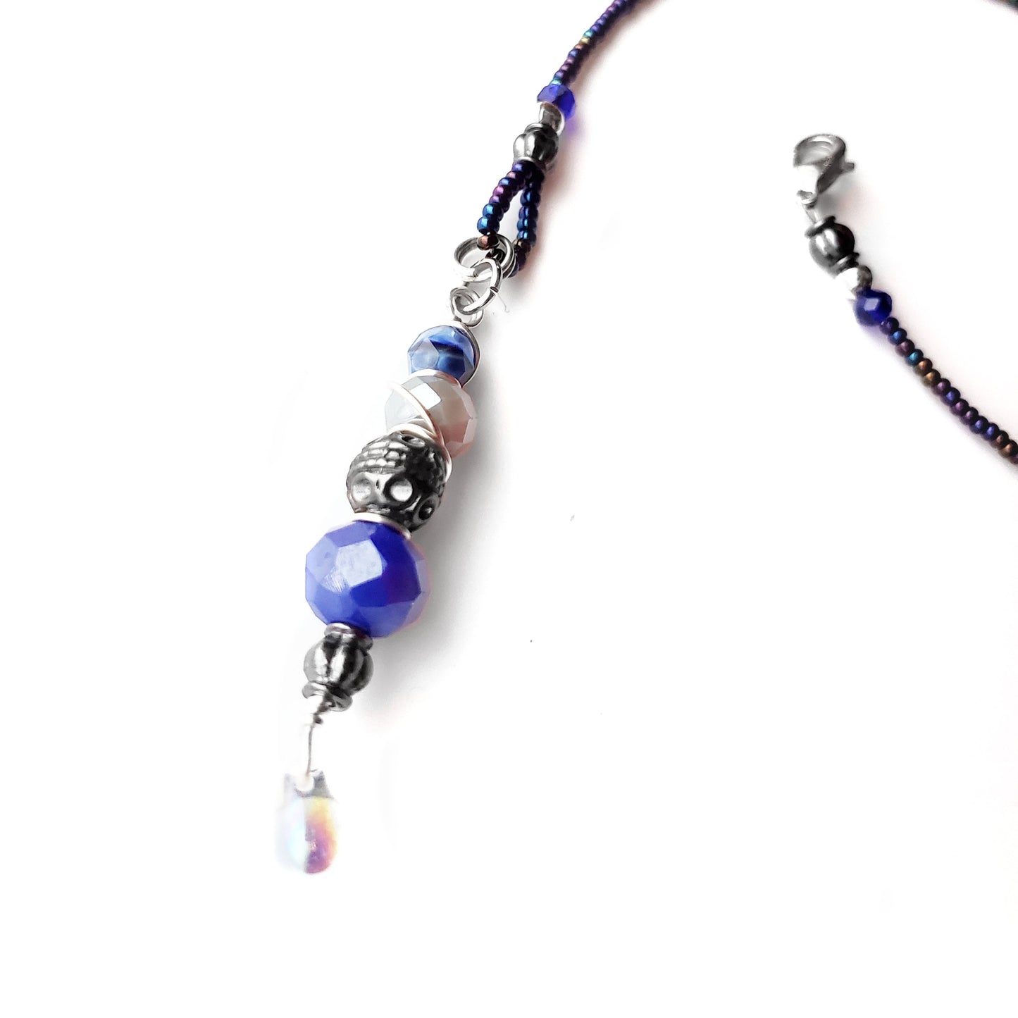 Fighting Fear Half-strand Clip-on Beaded Bookmark