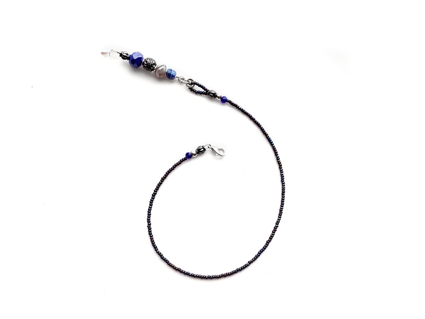 Fighting Fear Half-strand Clip-on Beaded Bookmark