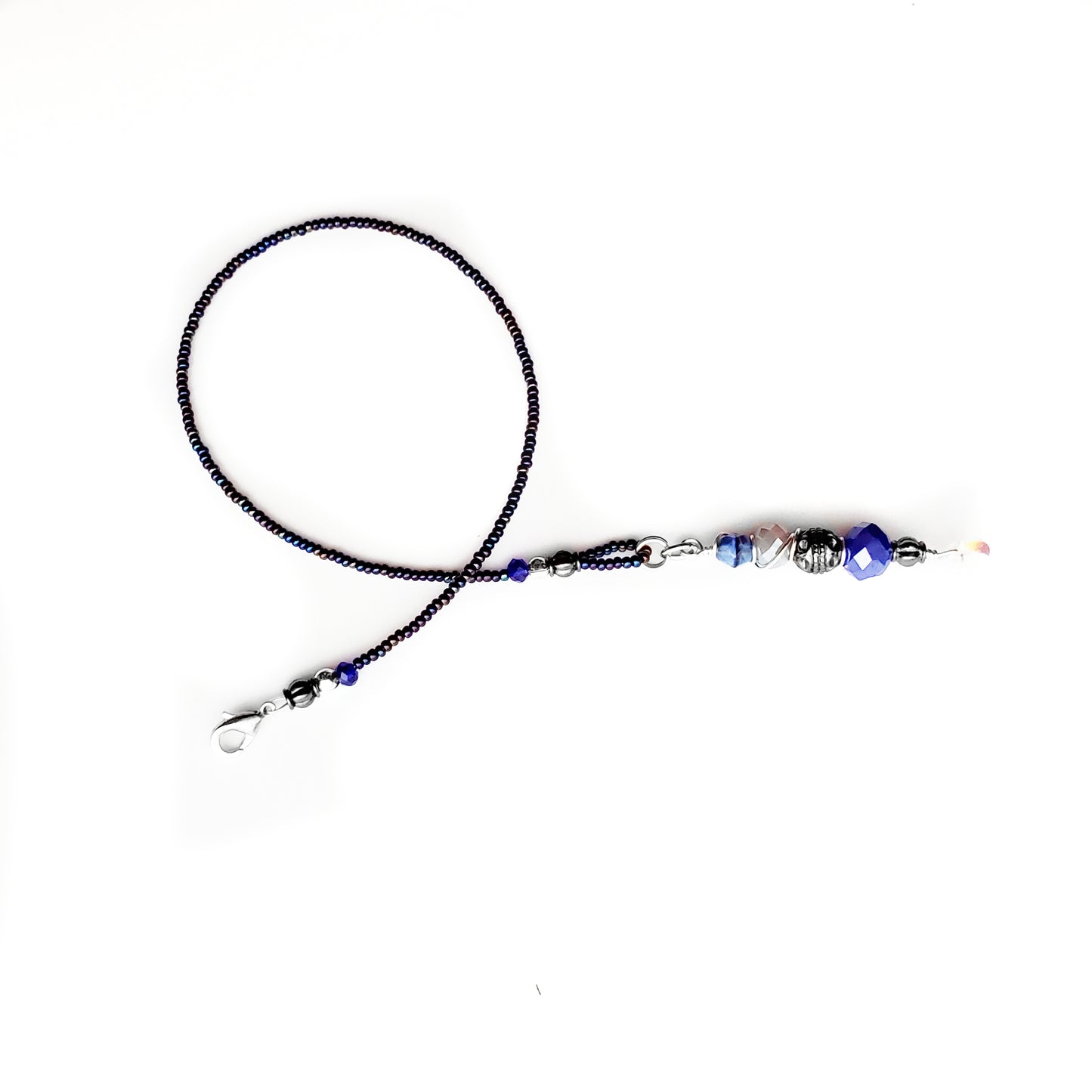 Fighting Fear Half-strand Clip-on Beaded Bookmark
