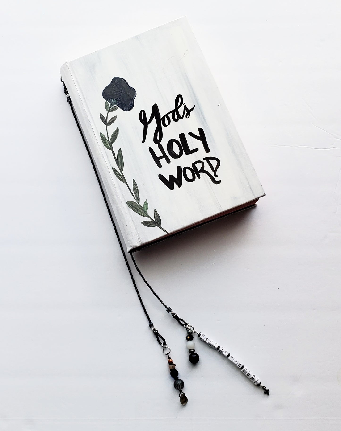 Fighting Fear 2-Strand Beaded Bookmark