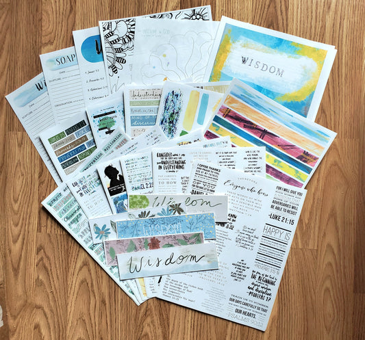 Wisdom Tree of Life Bible Sticker Set