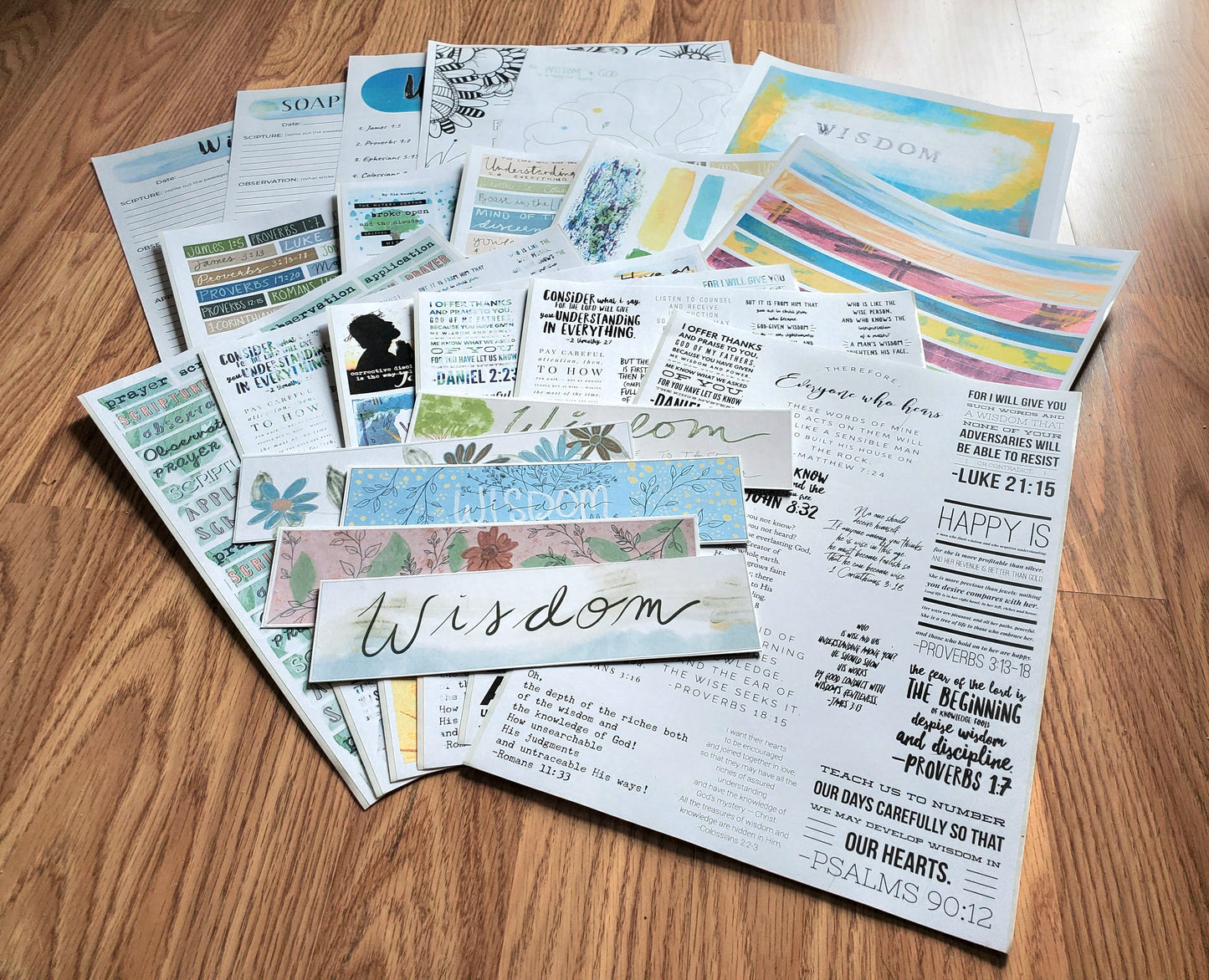 Wisdom Tree of Life Bible Sticker Set