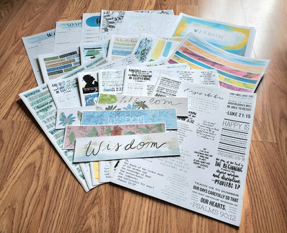 Wisdom Tree of Life Bible Sticker Set