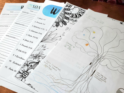 Wisdom Tree of Life Bible Sticker Set