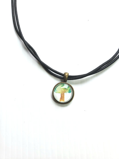 Tree of Life Charm Beaded Necklace