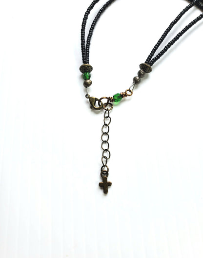Tree of Life Charm Beaded Necklace