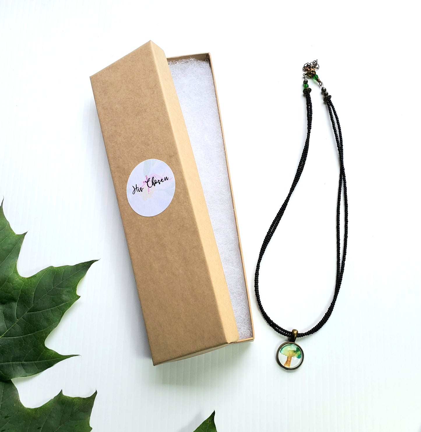 Tree of Life Charm Beaded Necklace