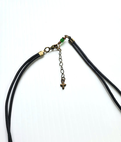 Tree of Life Beach Glass Pendant Necklace