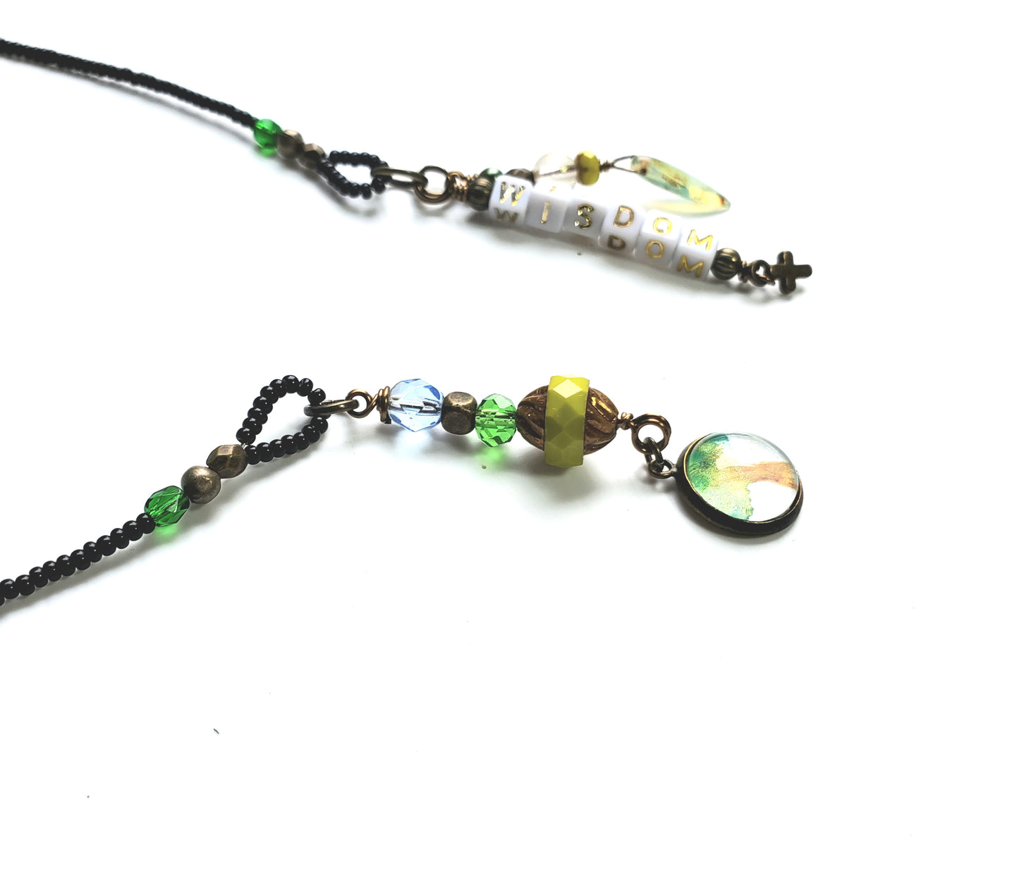 Wisdom Tree of Life Single Strand Beaded Bookmark