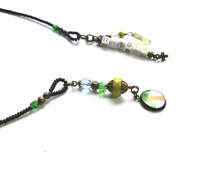 Wisdom Tree of Life Single Strand Beaded Bookmark