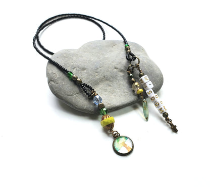 Wisdom Tree of Life Single Strand Beaded Bookmark