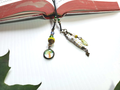 Wisdom Tree of Life Single Strand Beaded Bookmark