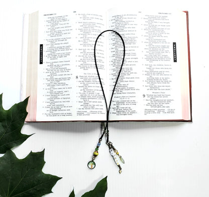 Wisdom Tree of Life Single Strand Beaded Bookmark