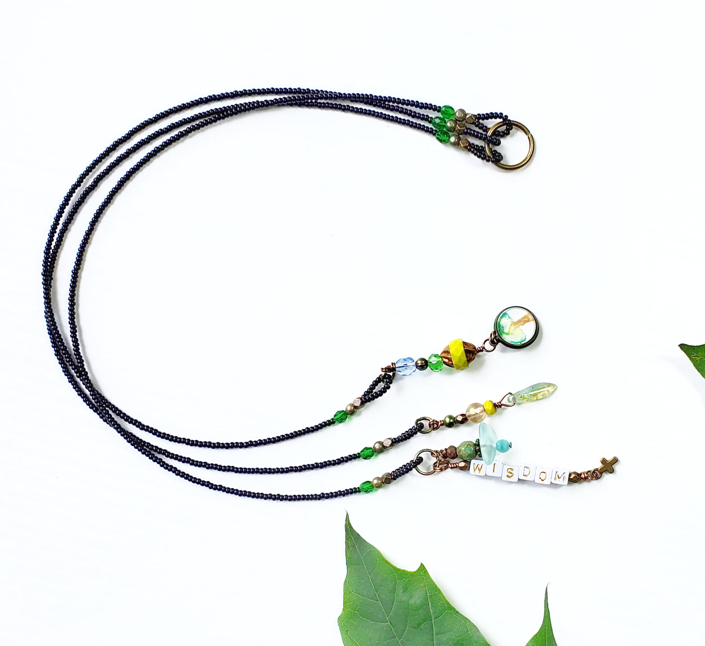 Wisdom Tree of Life 3-Strand Beaded Bookmark