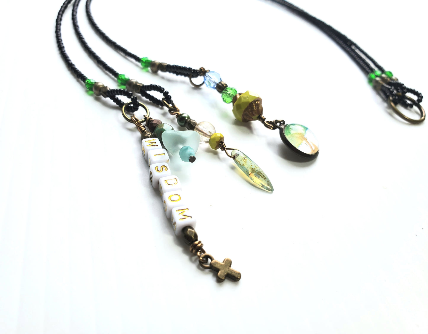 Wisdom Tree of Life 3-Strand Beaded Bookmark
