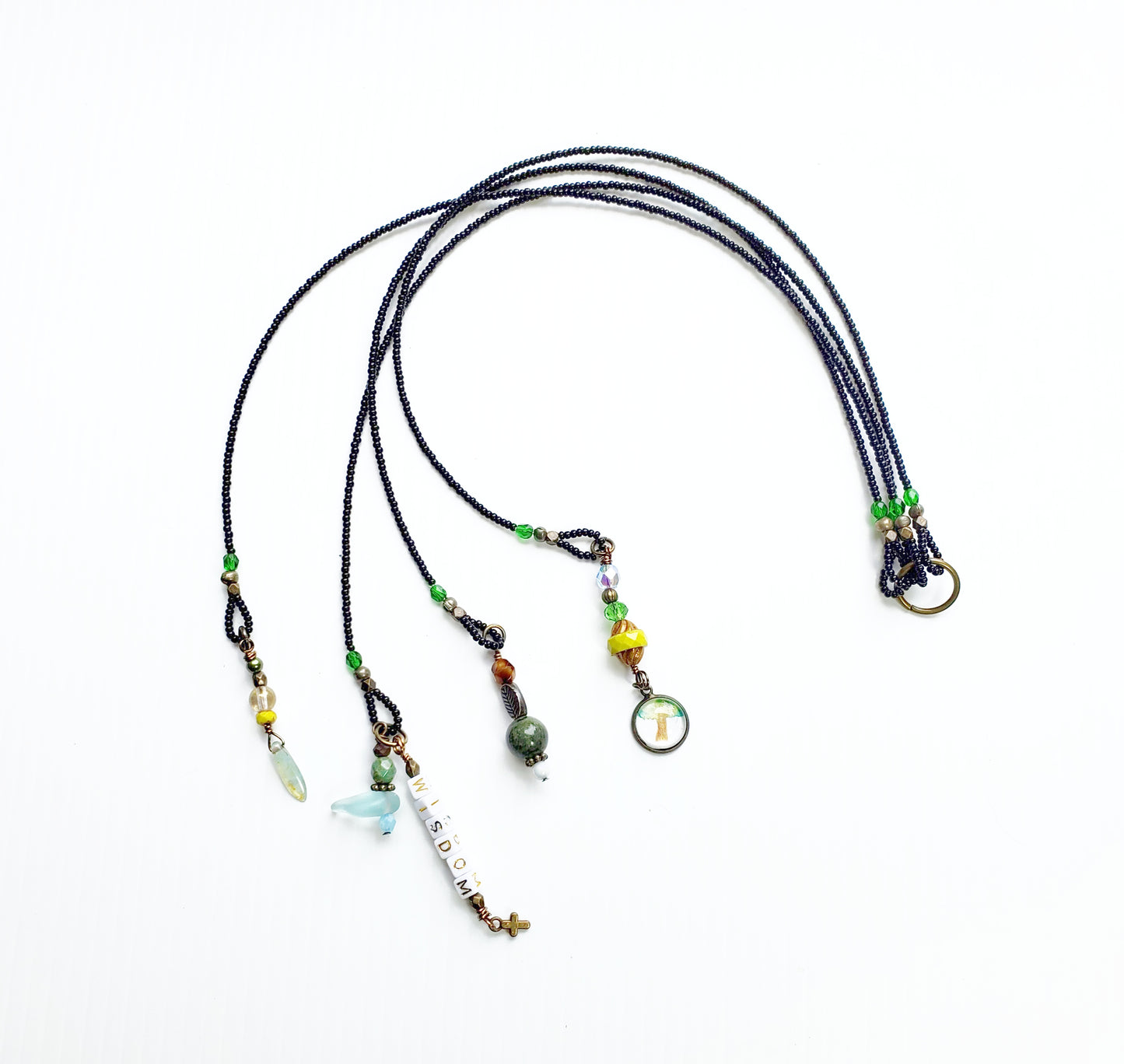 Wisdom Tree of Life 4-Strand Beaded Bookmark