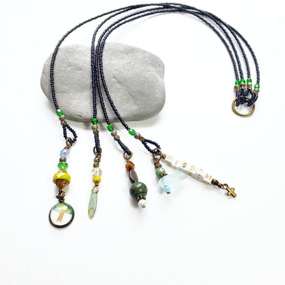 Wisdom Tree of Life 4-Strand Beaded Bookmark
