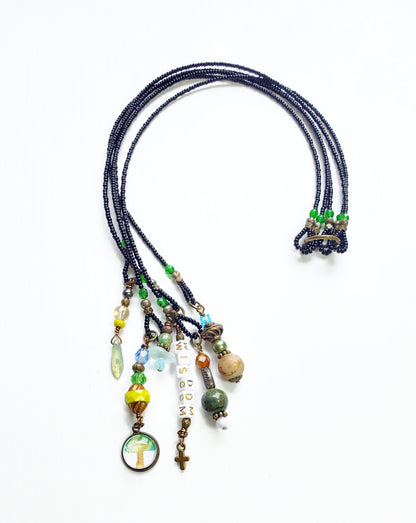 Wisdom Tree of Life 5-Strand Beaded Bookmark