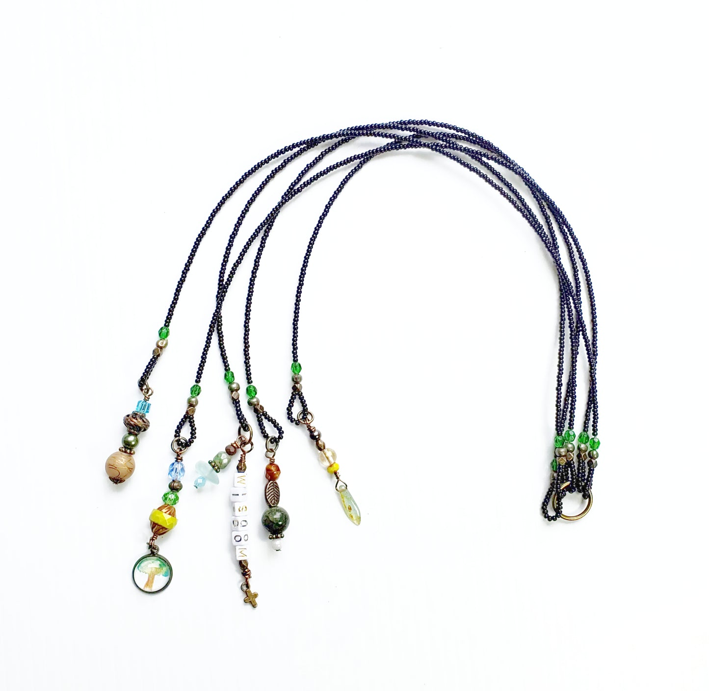 Wisdom Tree of Life 5-Strand Beaded Bookmark