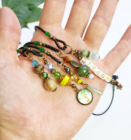 Wisdom Tree of Life 5-Strand Beaded Bookmark