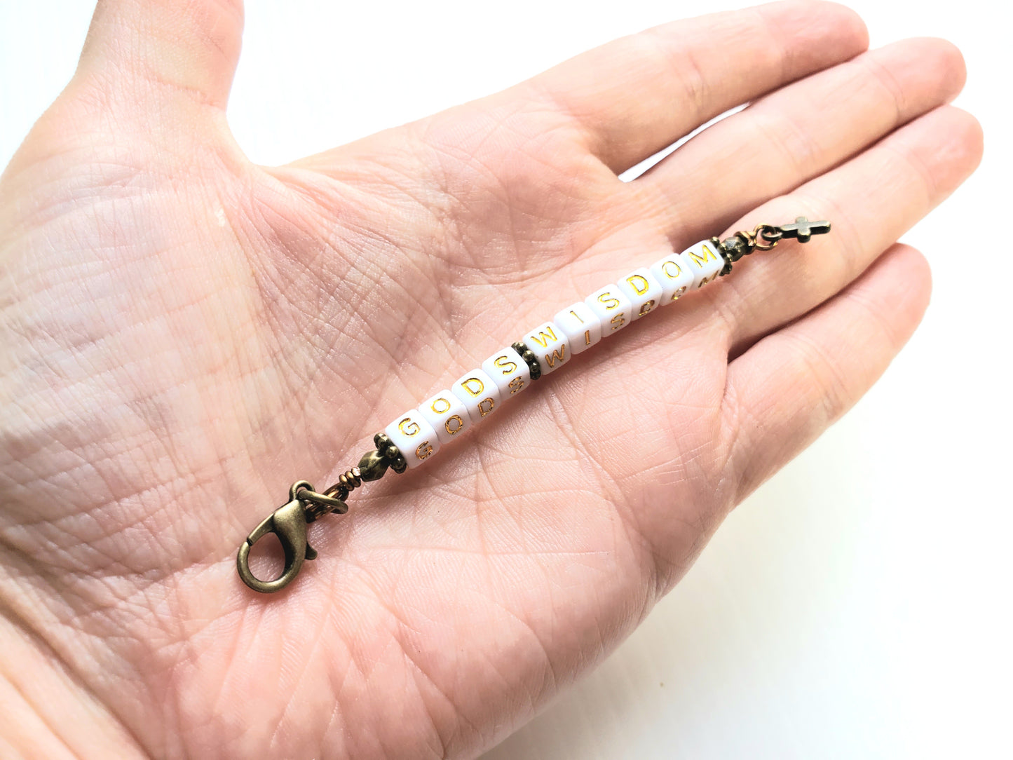 Wisdom of God Clip-On Word Charm