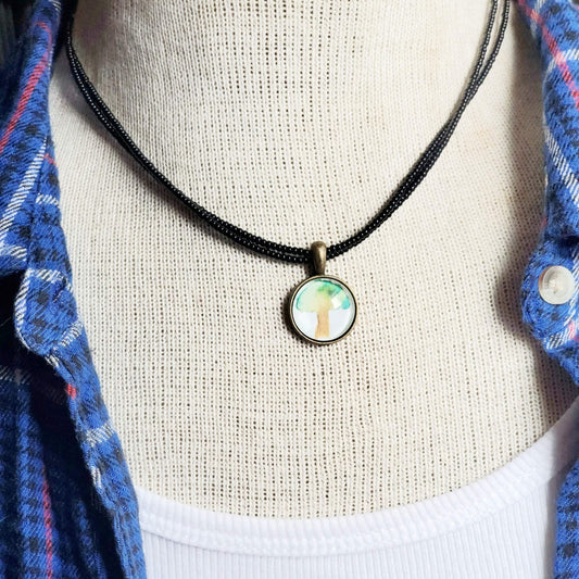 Tree of Life Charm Beaded Necklace