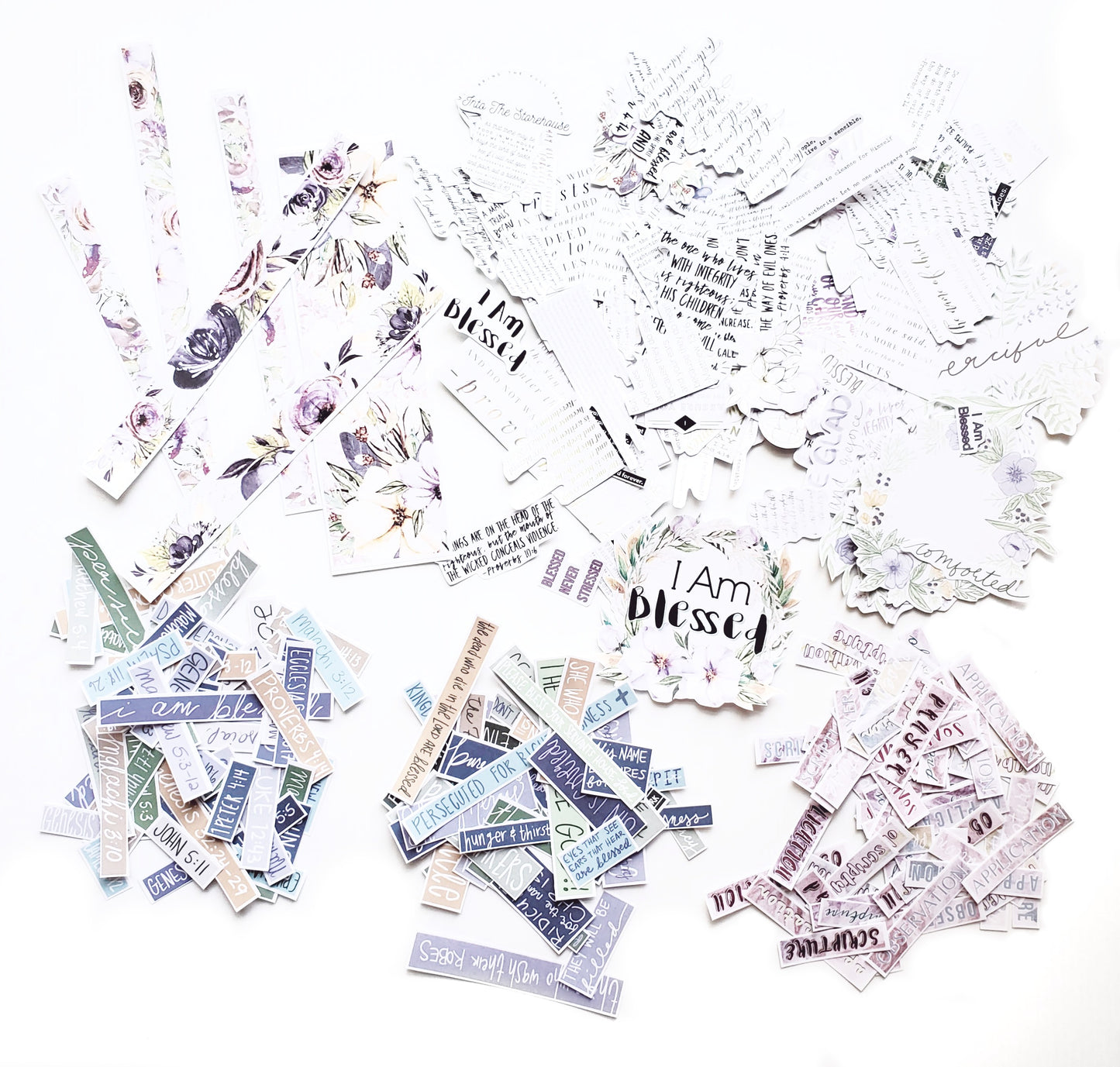 I Am Blessed Bible Journaling Sticker set