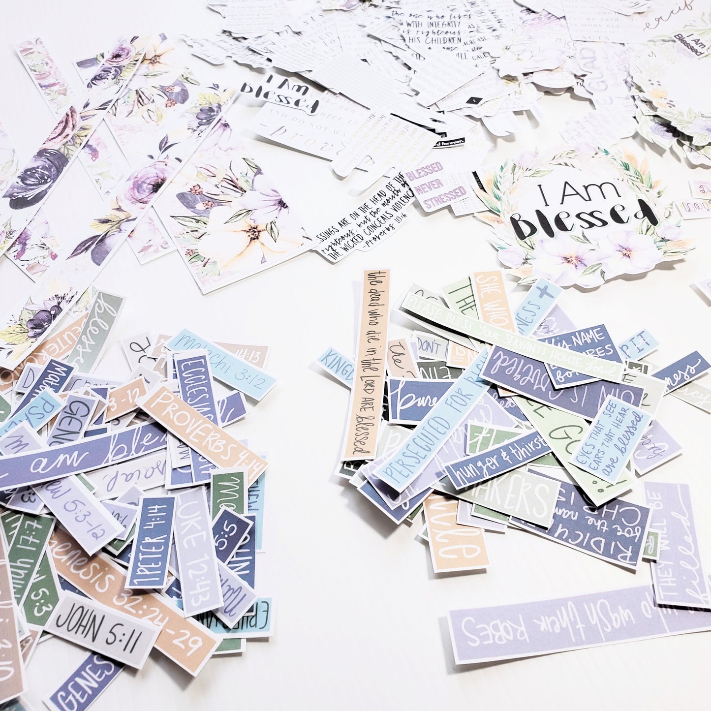 I Am Blessed Bible Journaling Sticker set
