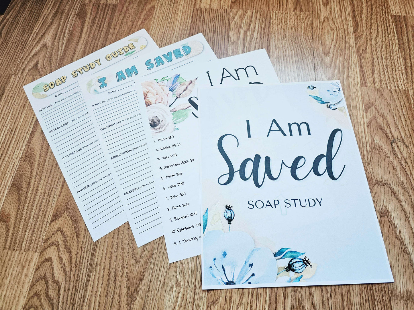 I Am Saved Bible SOAP Study Pack
