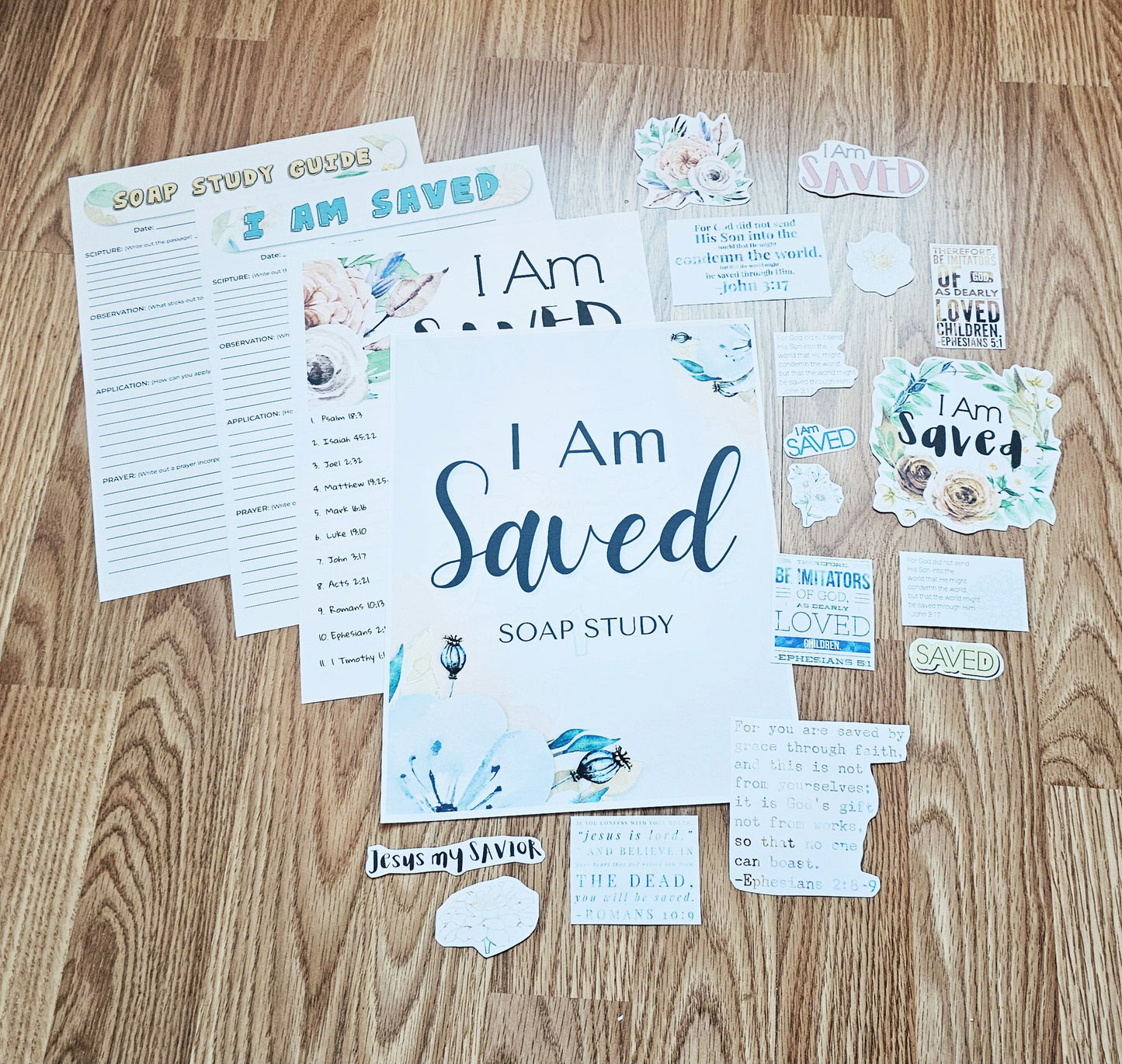 I Am Saved Bible SOAP Study Pack