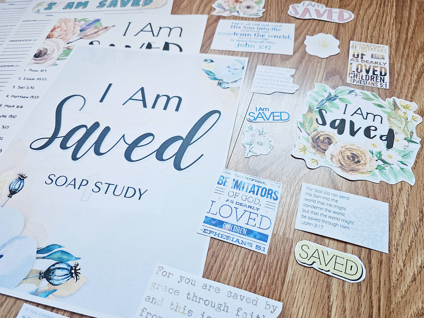 I Am Saved Bible SOAP Study Pack