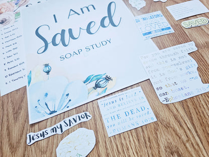 I Am Saved Bible SOAP Study Pack
