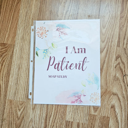 I Am Patient Bible SOAP Study Pack