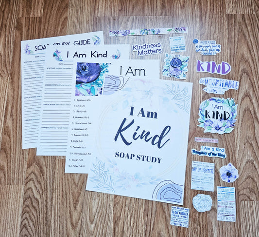 I Am kind Bible SOAP Study Pack