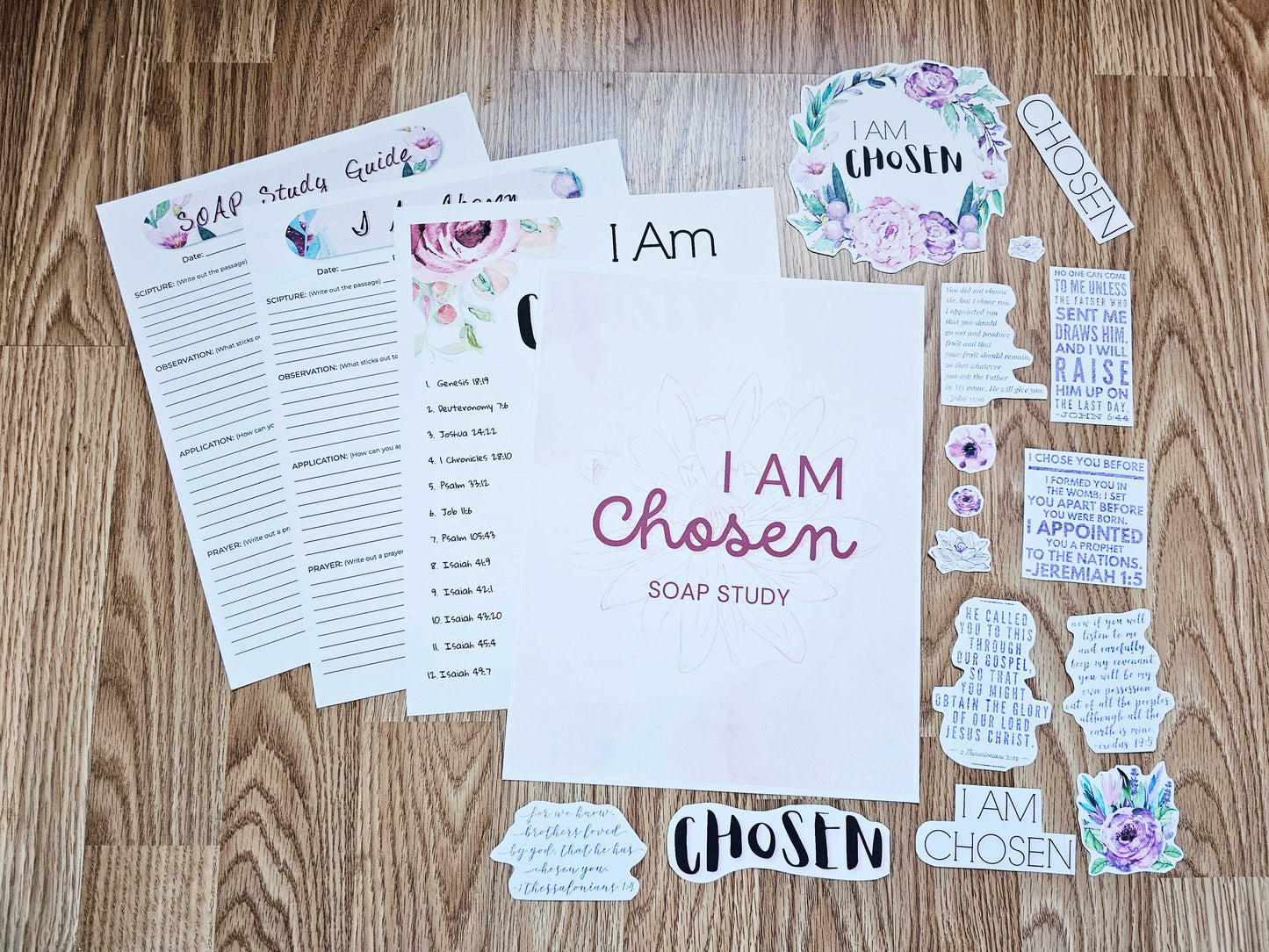 Bible Study Pack Membership - snail mail monthly SOAP study kits for women's Christian group