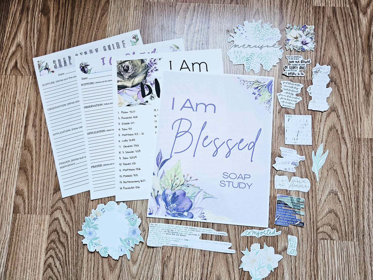 I Am Blessed SOAP Bible Study pack