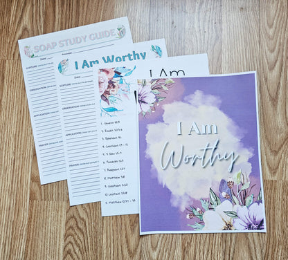 I Am Worthy SOAP Bible Study pack