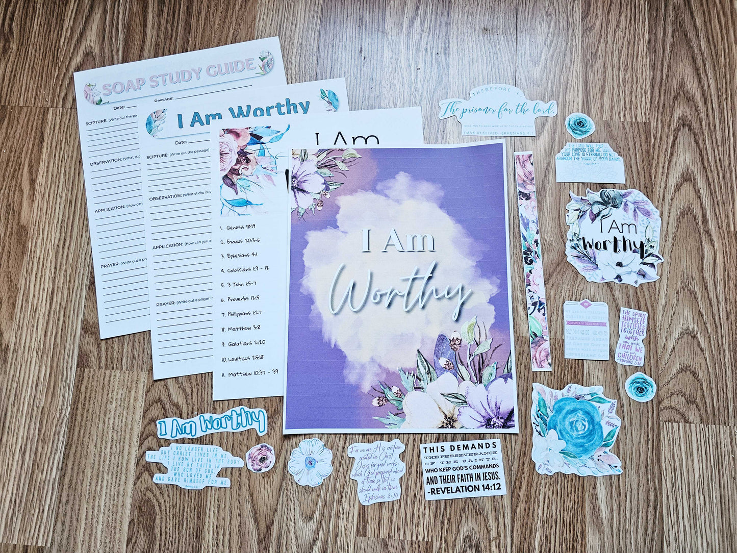 I Am Worthy SOAP Bible Study pack