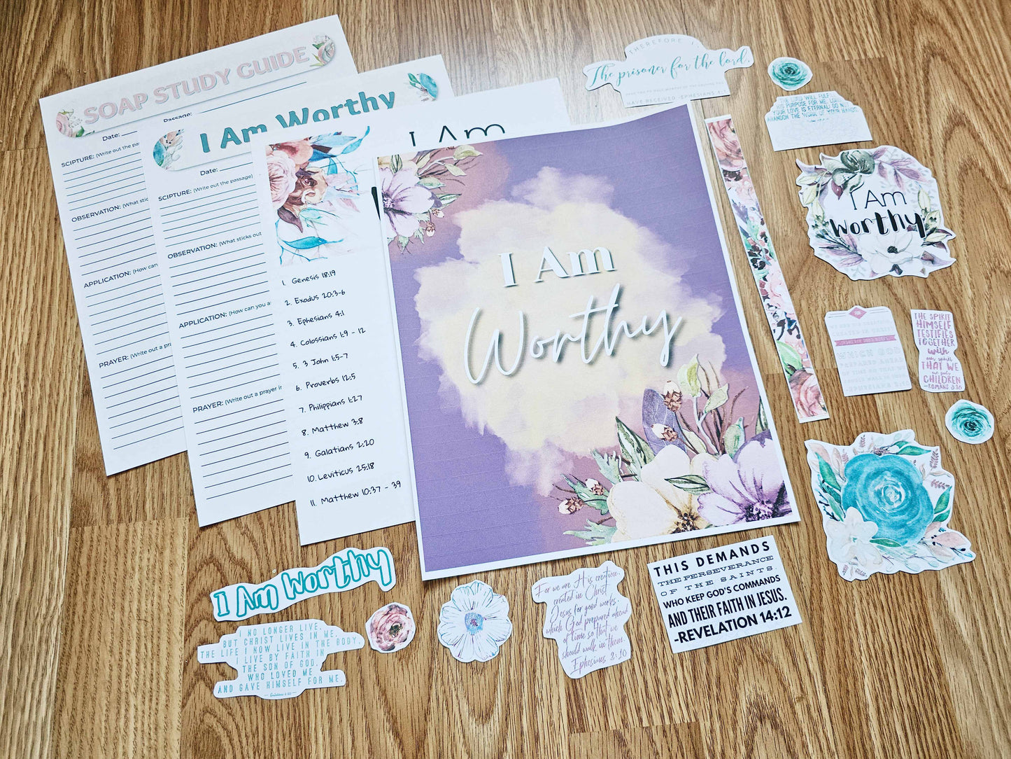 I Am Worthy SOAP Bible Study pack