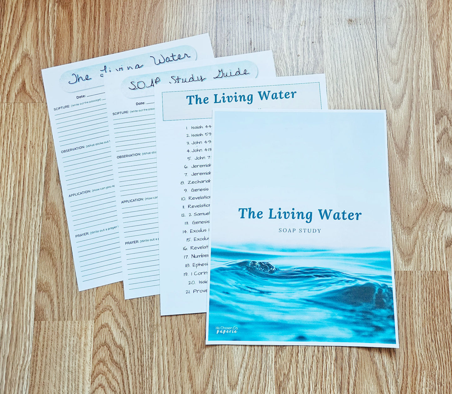 The Living Water Bible SOAP Study Pack