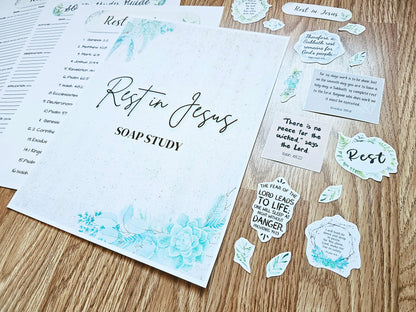 Rest in Jesus Bible SOAP Study Pack