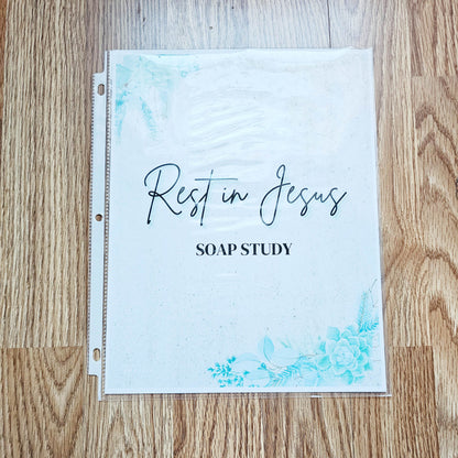 Rest in Jesus Bible SOAP Study Pack