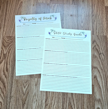 Royalty Bible Study Pack