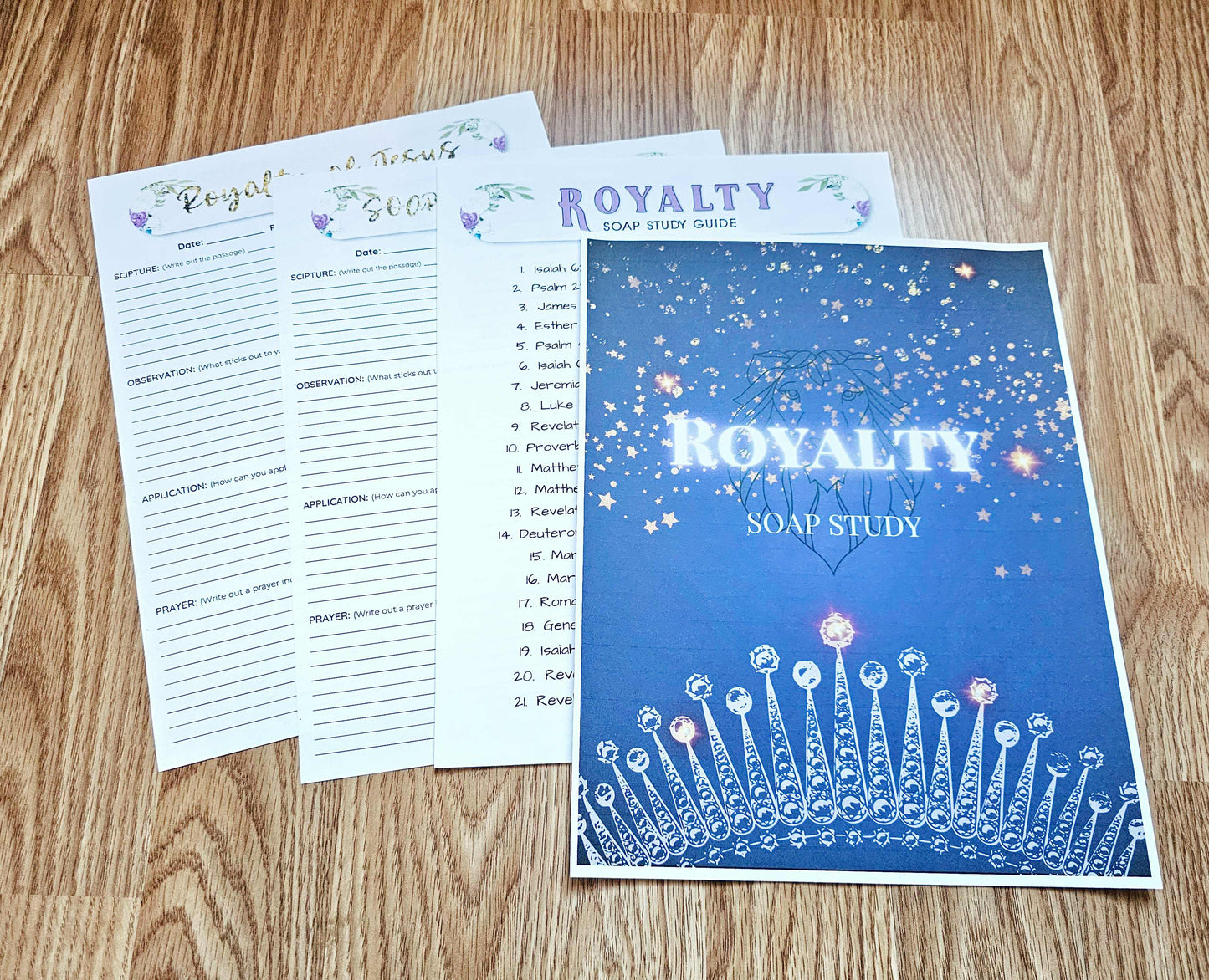 Royalty of Heaven Bible SOAP Study Pack