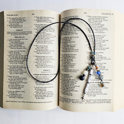 Fighting Fear Single Strand Beaded Bookmark